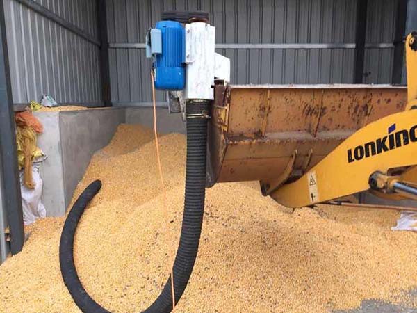 家用型水稻装车机、便携式吸粮食机、220v电的软绞龙 全铜线电机